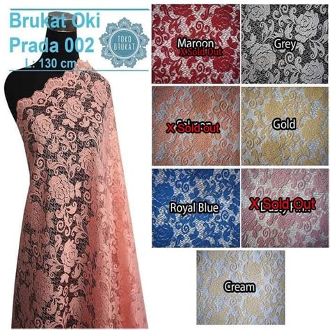 brokat prada kiloan|Jual Kain Brukat Prada Model & Desain Terbaru .